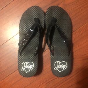 Juicy couture flip flops
